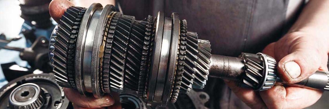 Close up view of a transmission part