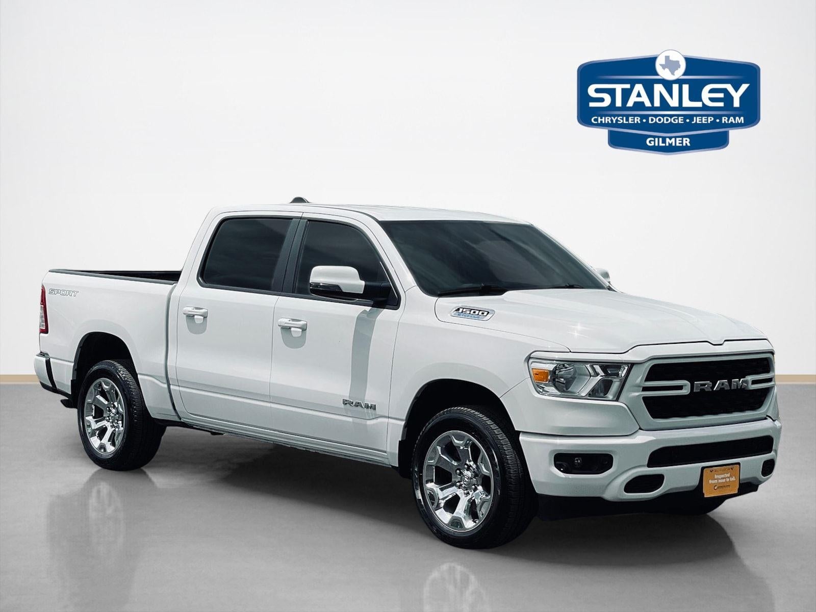 2023 RAM 1500 Big Horn in Bright White Clearcoat — front three-quarter view