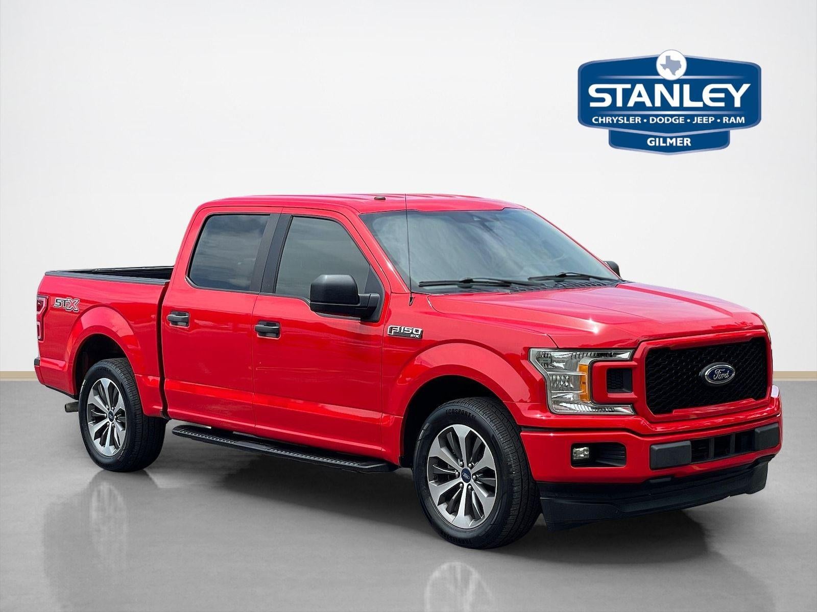 2019 Ford F-150 XL in Race Red — front three-quarter view