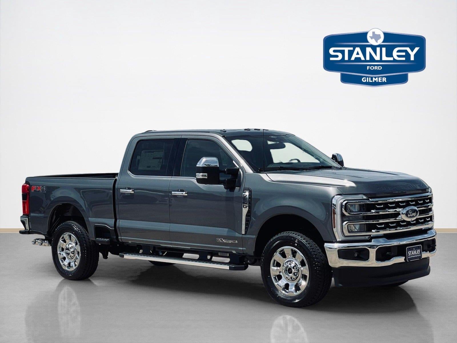 2026 Ford Super Duty F-250 Lariat in Carbonized Gray Metallic — front three-quarter view