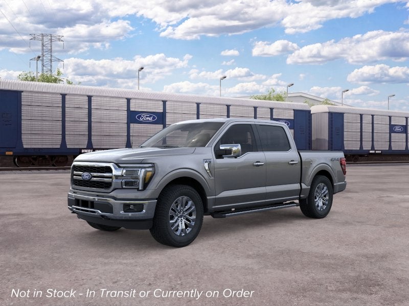 2026 Ford F-150 Lariat in Carbonized Gray Metallic — front three-quarter view