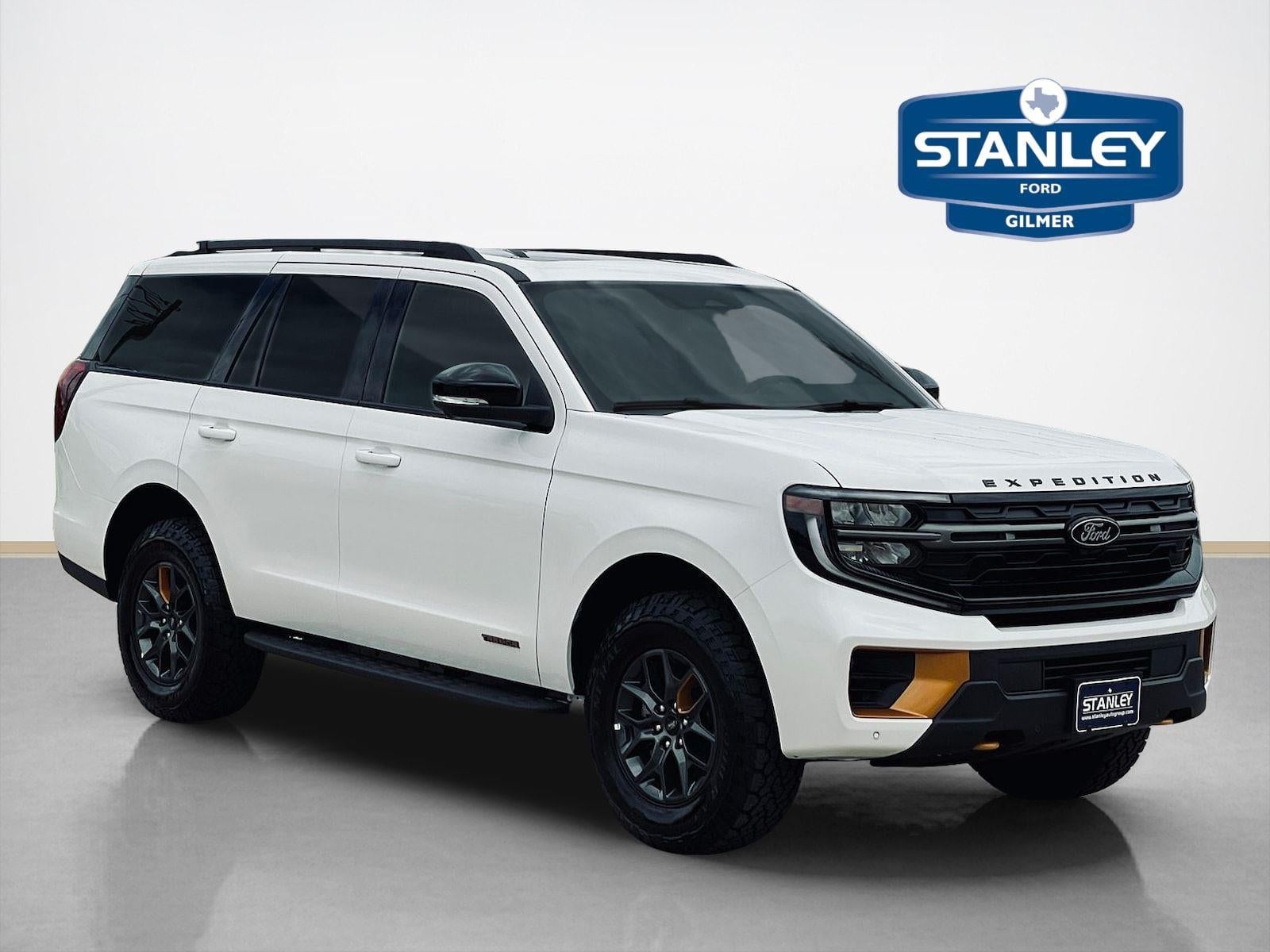 2026 Ford Expedition Tremor in Star White Metallic Tri-Coat — front three-quarter view