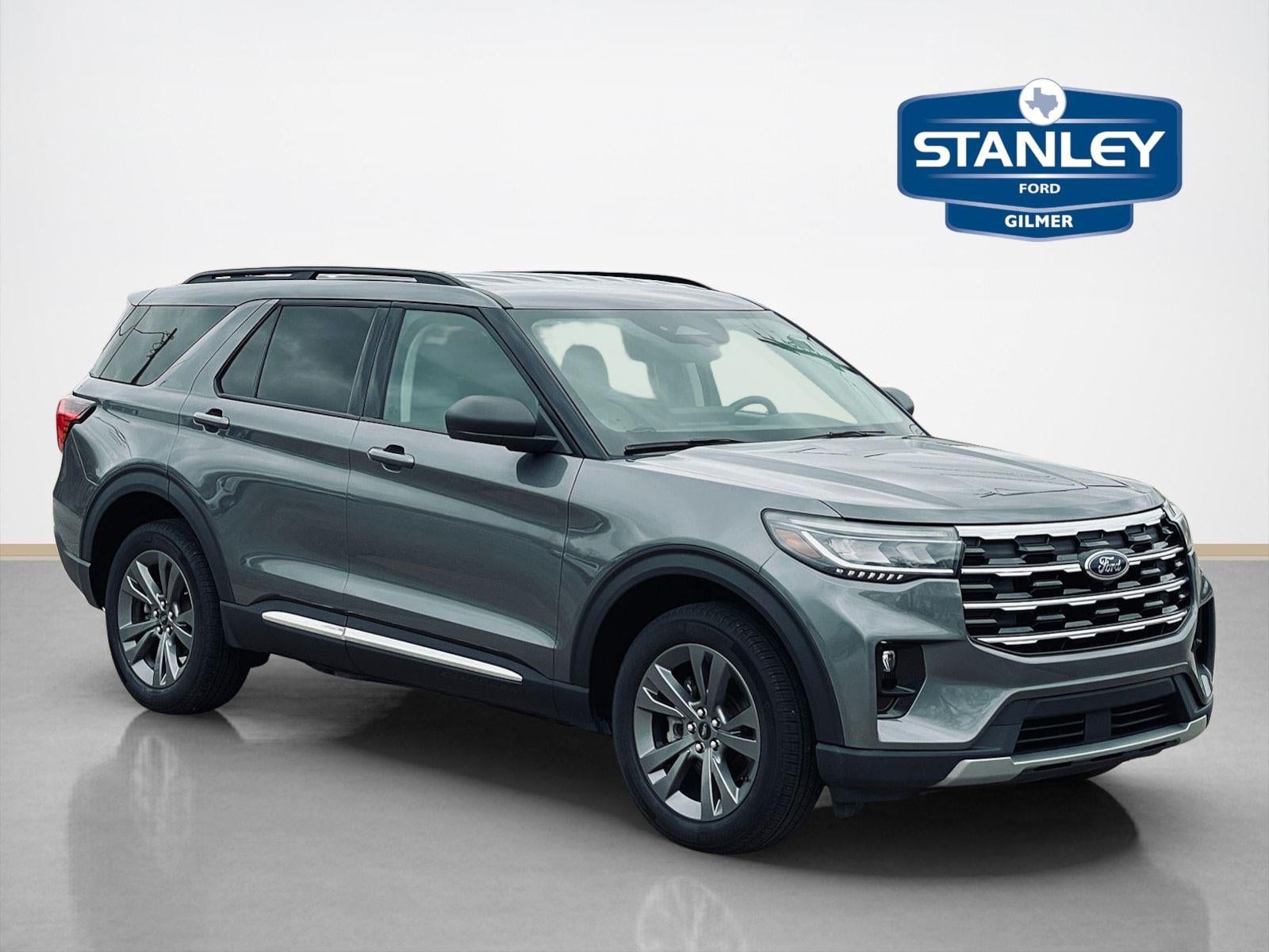 2025 Ford Explorer Active in Carbonized Gray Metallic — front three-quarter view