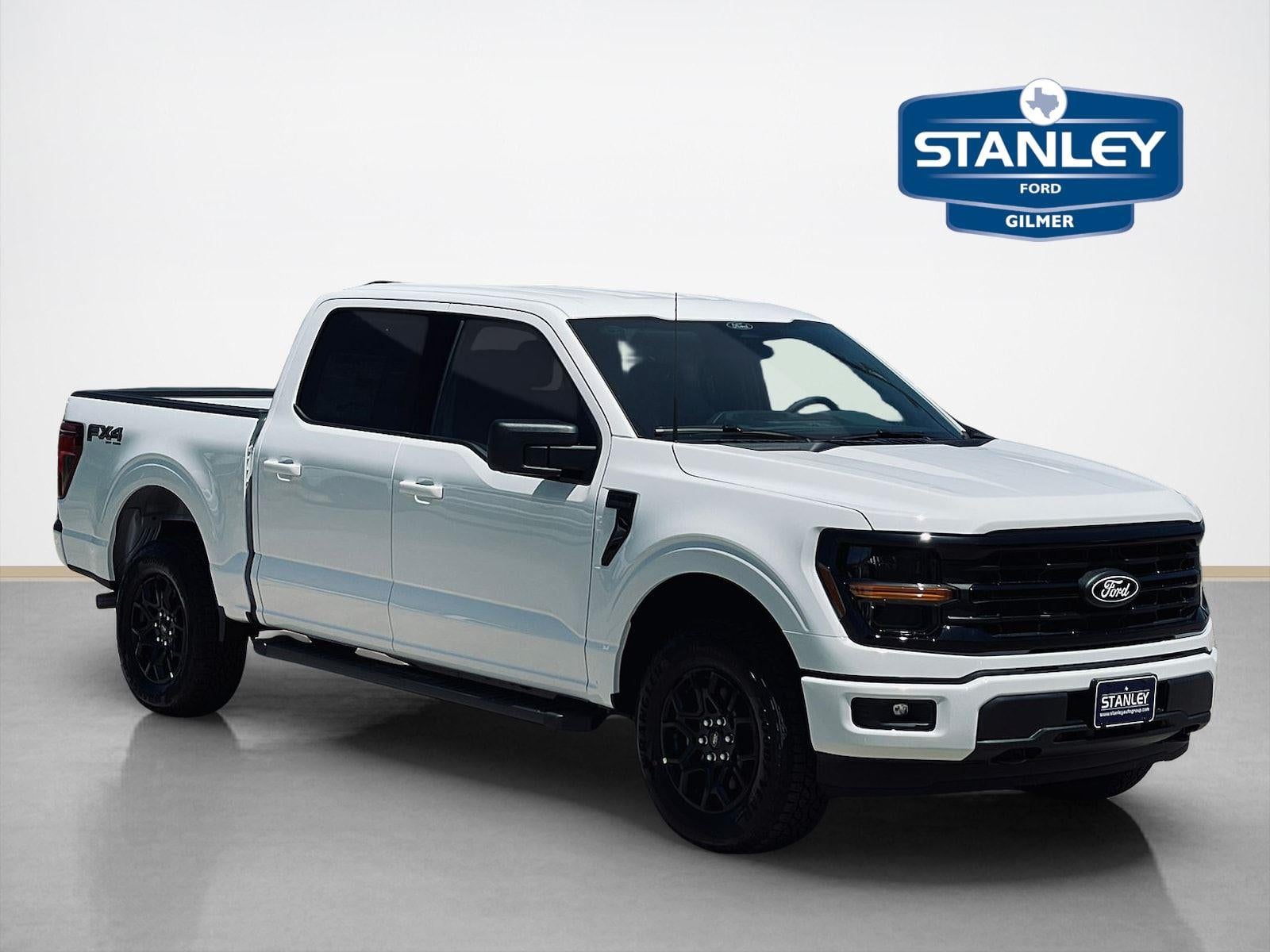 2026 Ford F-150 XLT in Oxford White — front three-quarter view