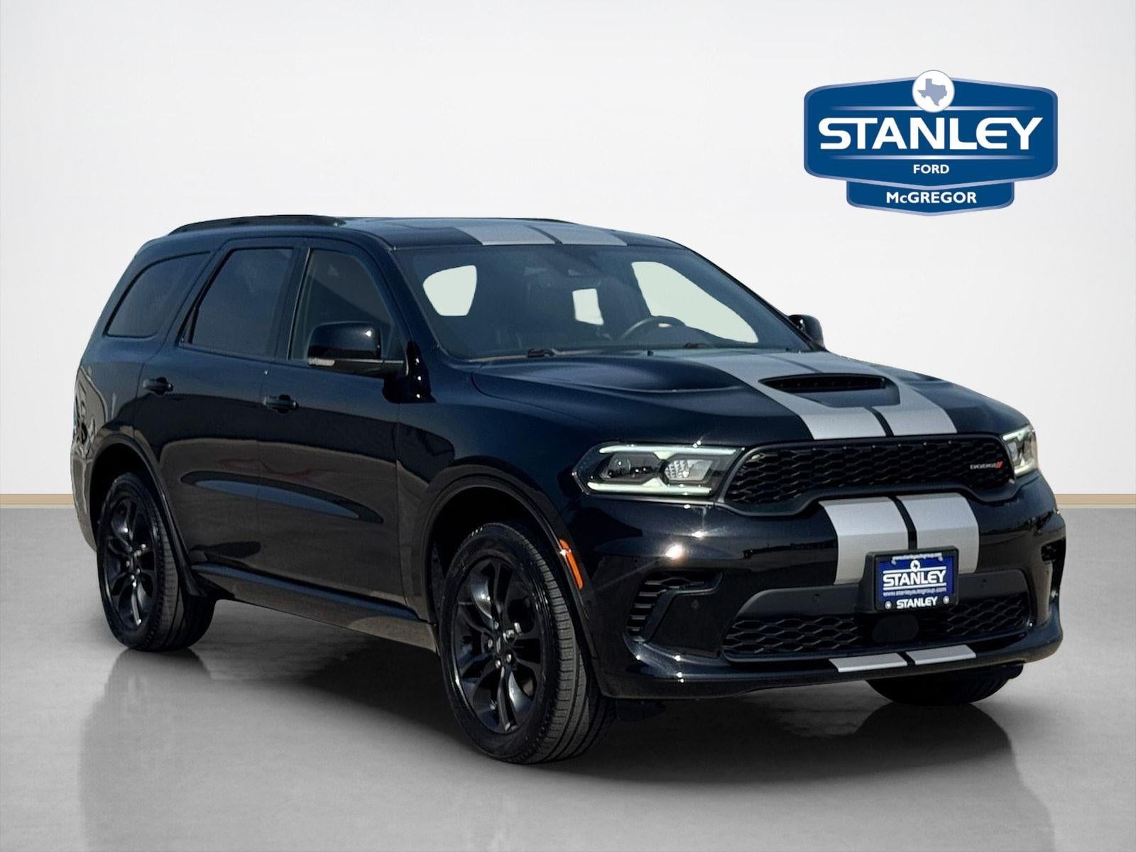 2025 Dodge Durango GT Plus in Db Black Clearcoat — front three-quarter view