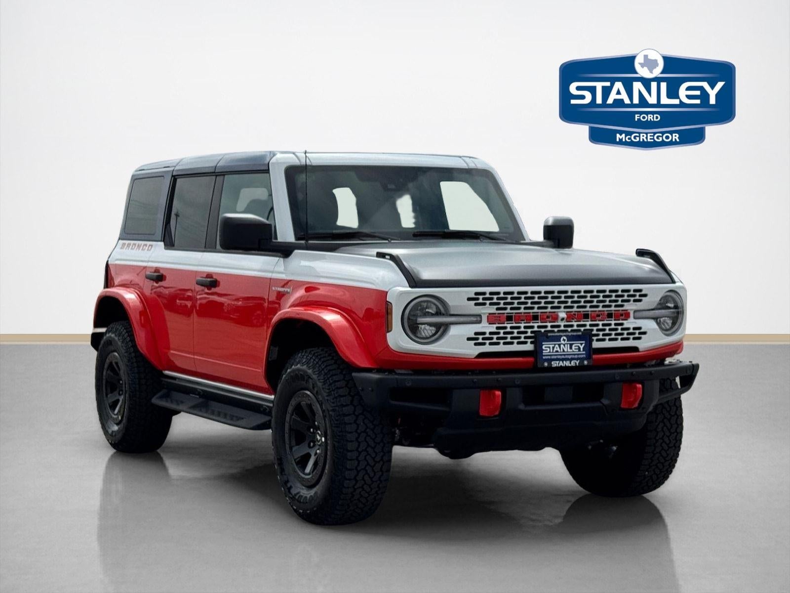 2026 Ford Bronco Stroppe Edition in Oxford White — front three-quarter view