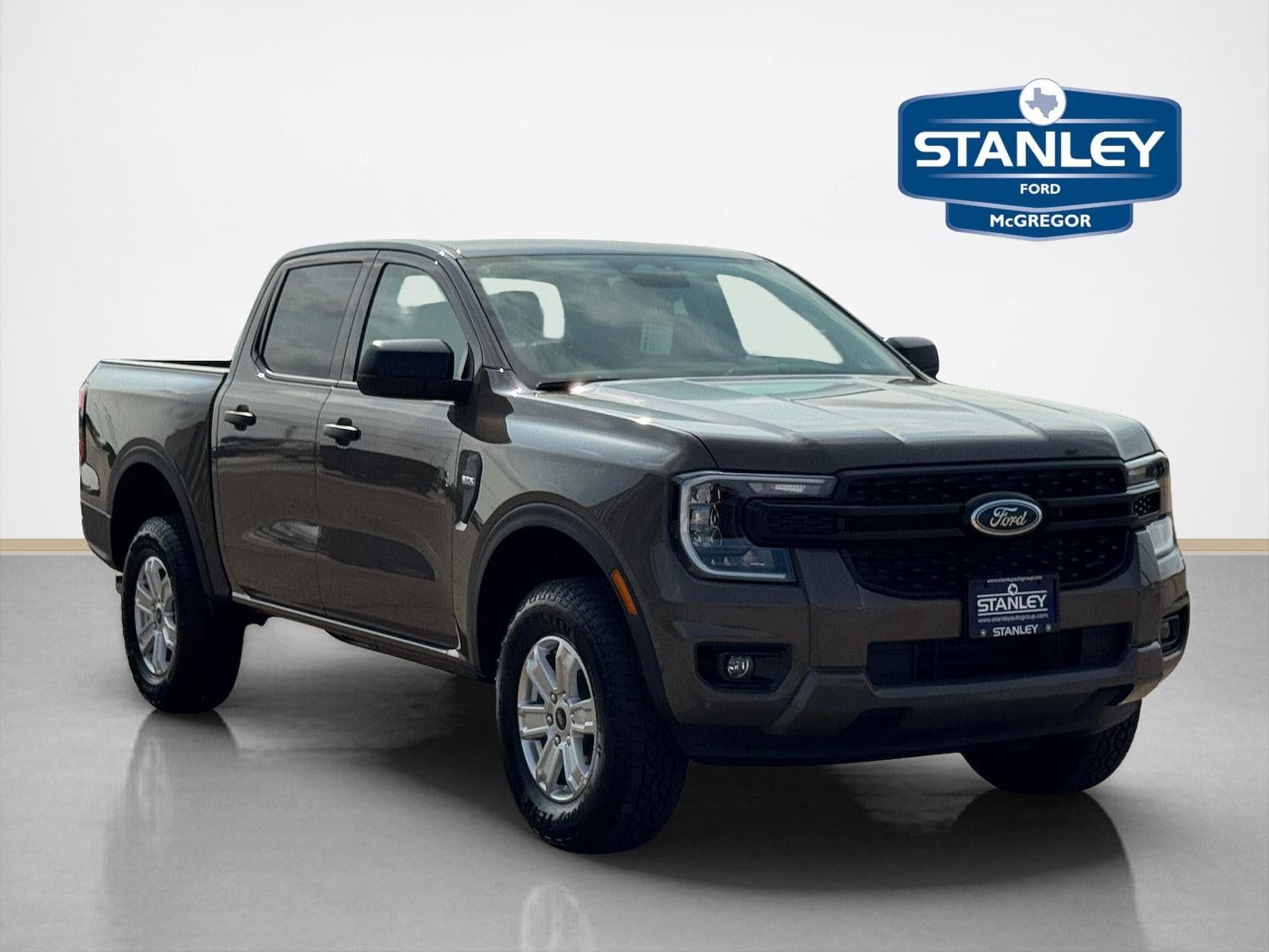 2026 Ford Ranger XL in Marsh Gray — front three-quarter view