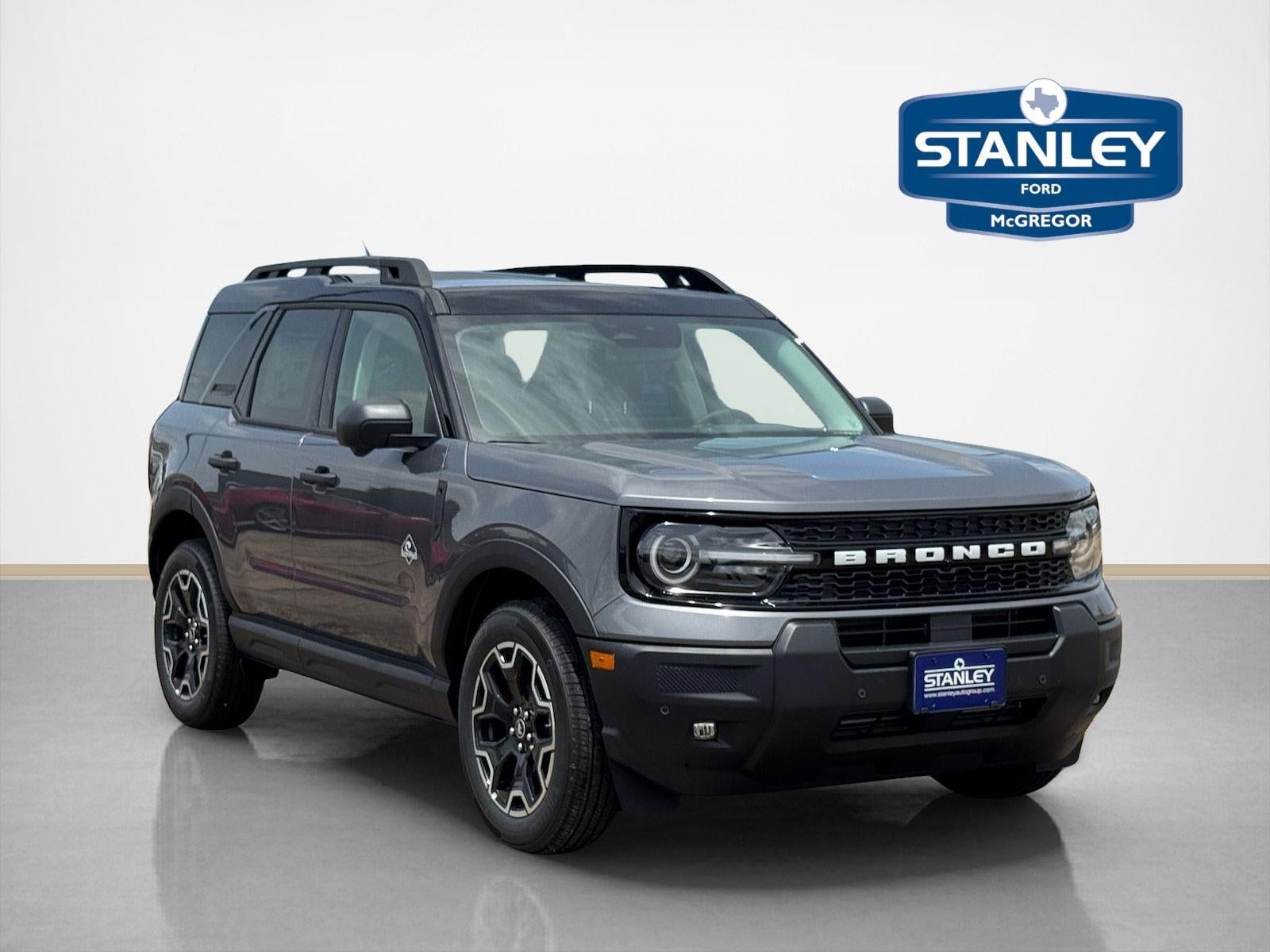 2026 Ford Bronco Sport Outer Banks in Carbonized Gray Metallic — front three-quarter view
