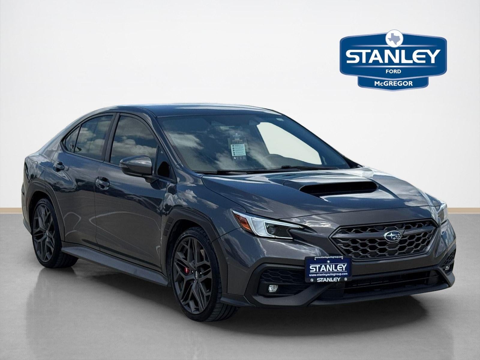 2024 Subaru WRX TR in Magnetite Gray Metallic — front three-quarter view