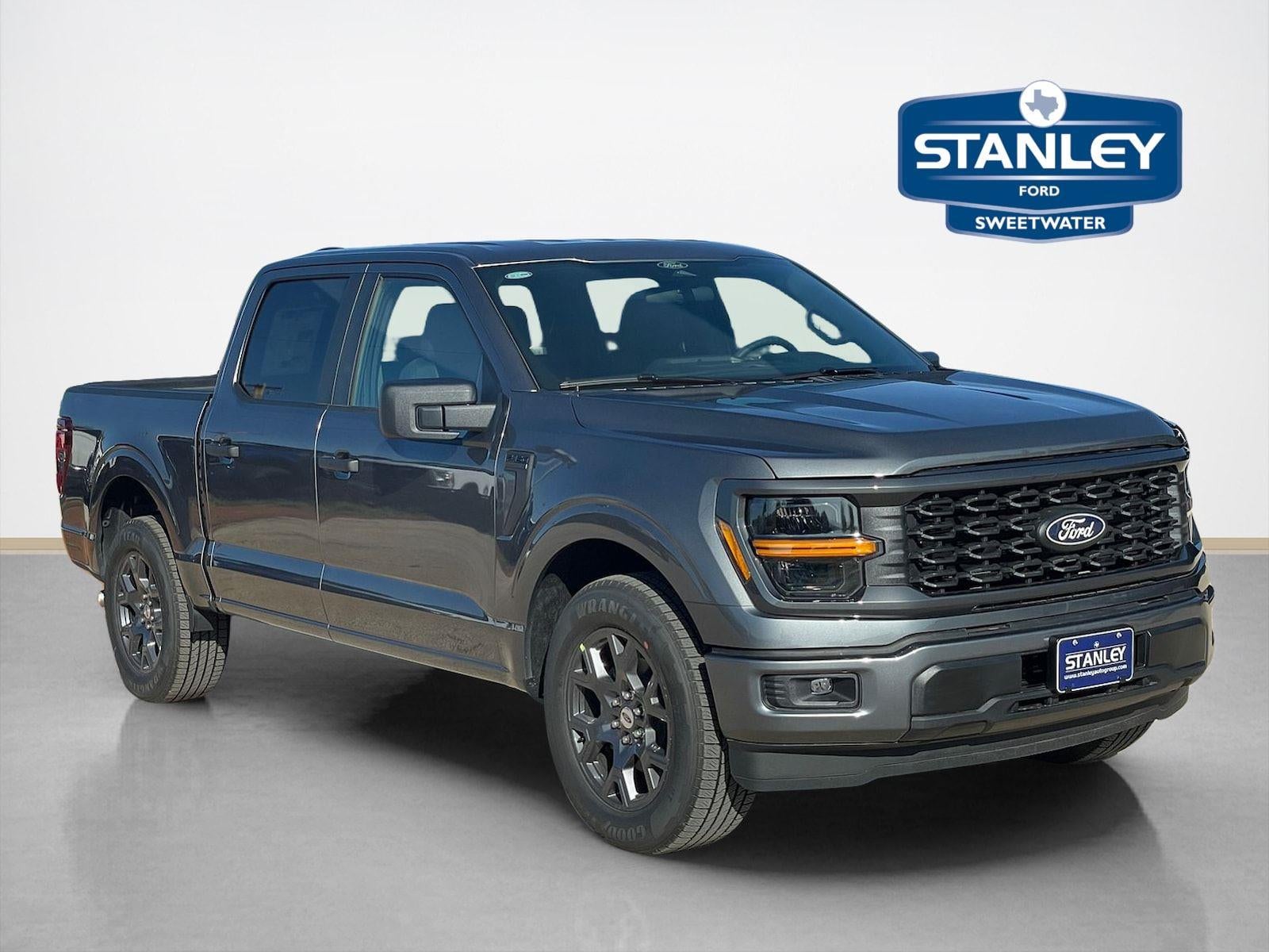 2026 Ford F-150 STX in Carbonized Gray Metallic — front three-quarter view