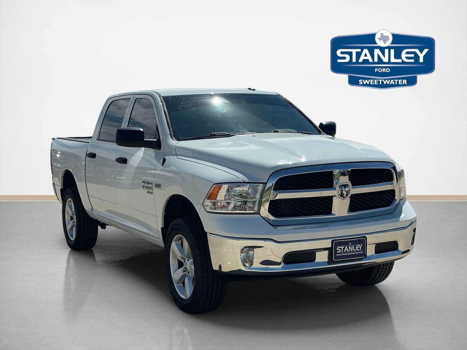 2022 RAM 1500 Classic Tradesman in Bright White Clearcoat — front three-quarter view