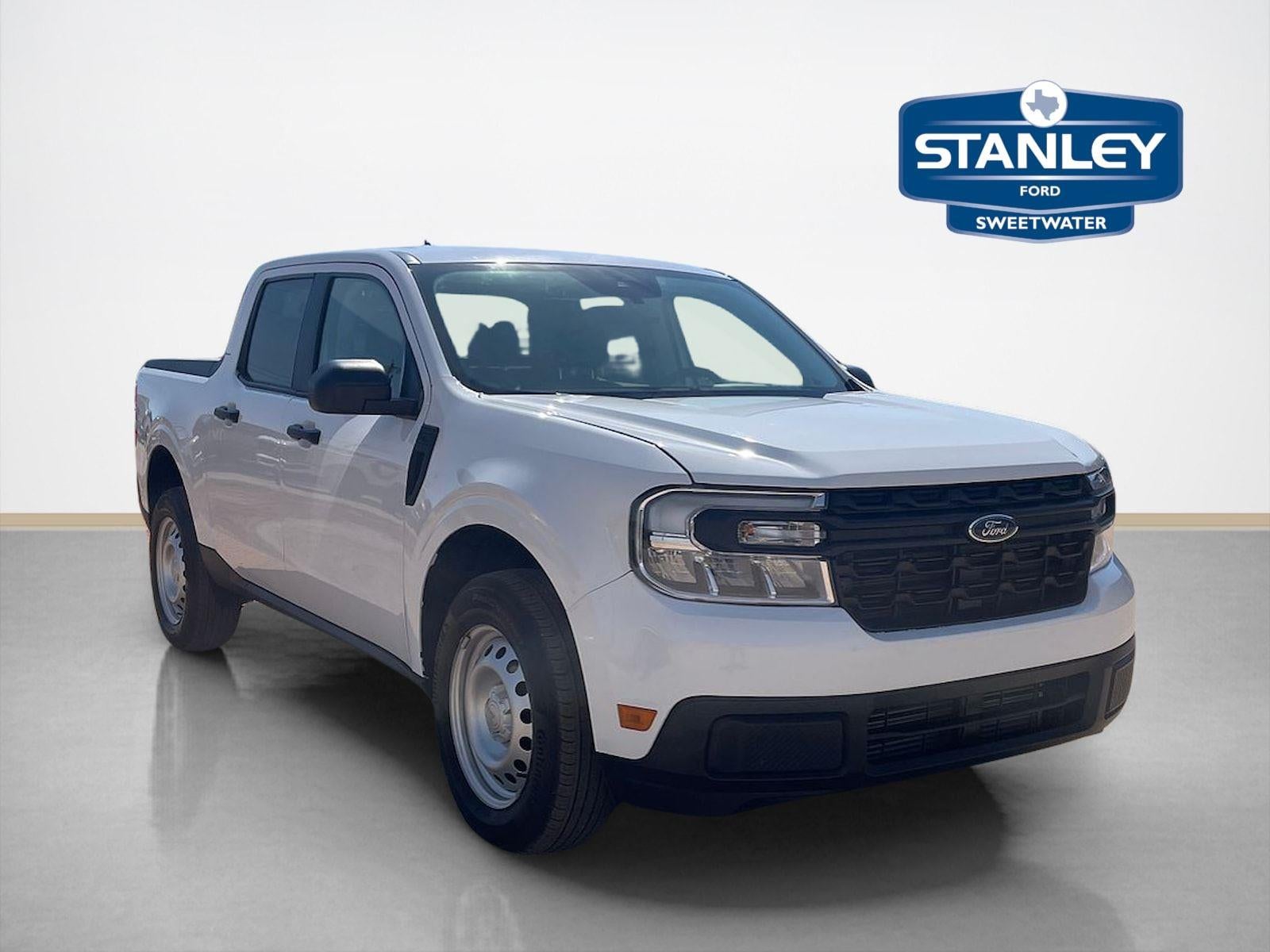 2023 Ford Maverick XL in Oxford White — front three-quarter view