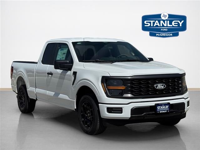 2026 Ford F-150 STX in Oxford White — front three-quarter view