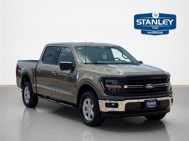 2026 Ford F-150 XLT in Marsh Gray — front three-quarter view