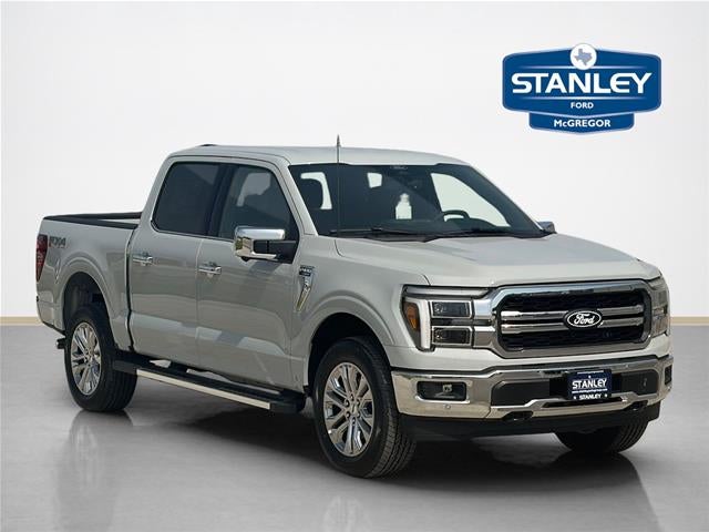2026 Ford F-150 Lariat in Avalanche — front three-quarter view