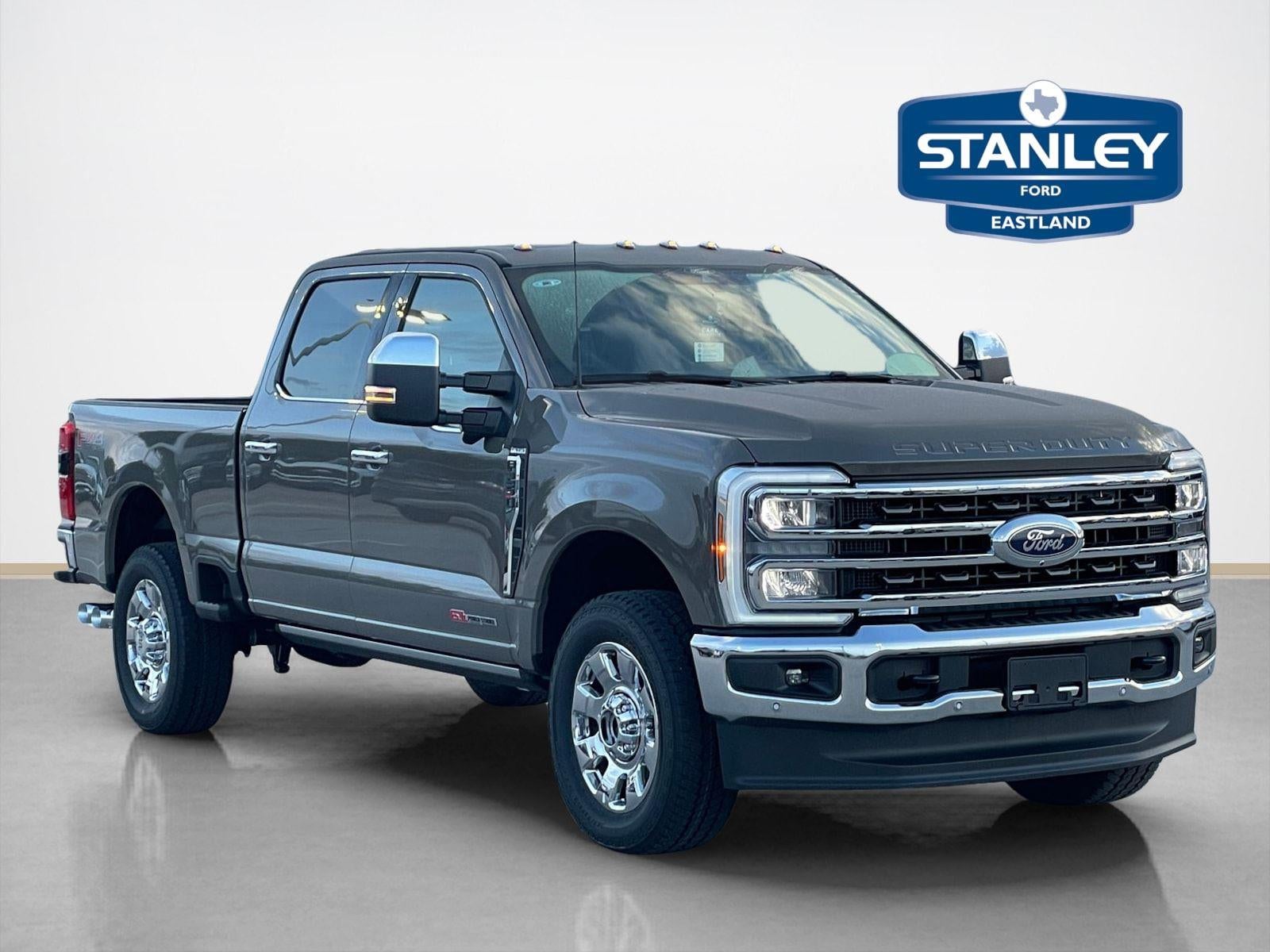 2026 Ford Super Duty F-250 King Ranch in Marsh Gray — front three-quarter view
