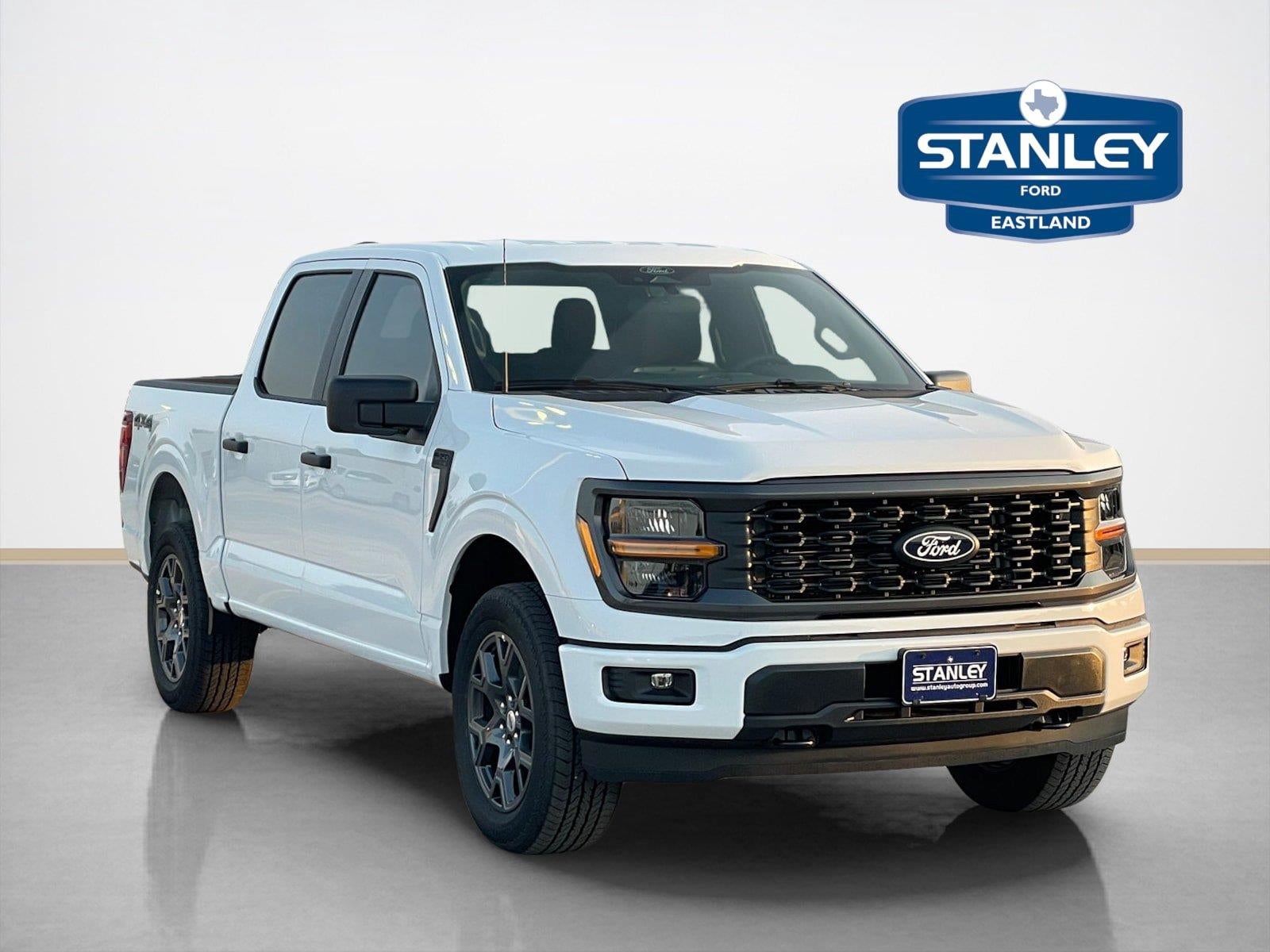 2026 Ford F-150 STX in Oxford White — front three-quarter view