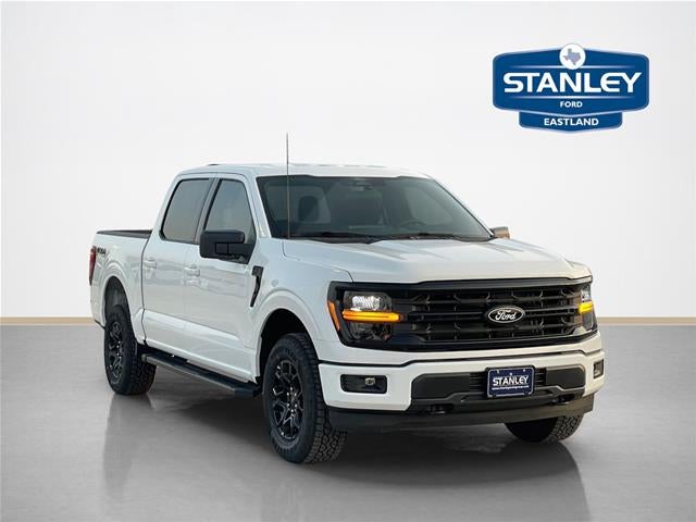 2026 Ford F-150 XLT in Oxford White — front three-quarter view