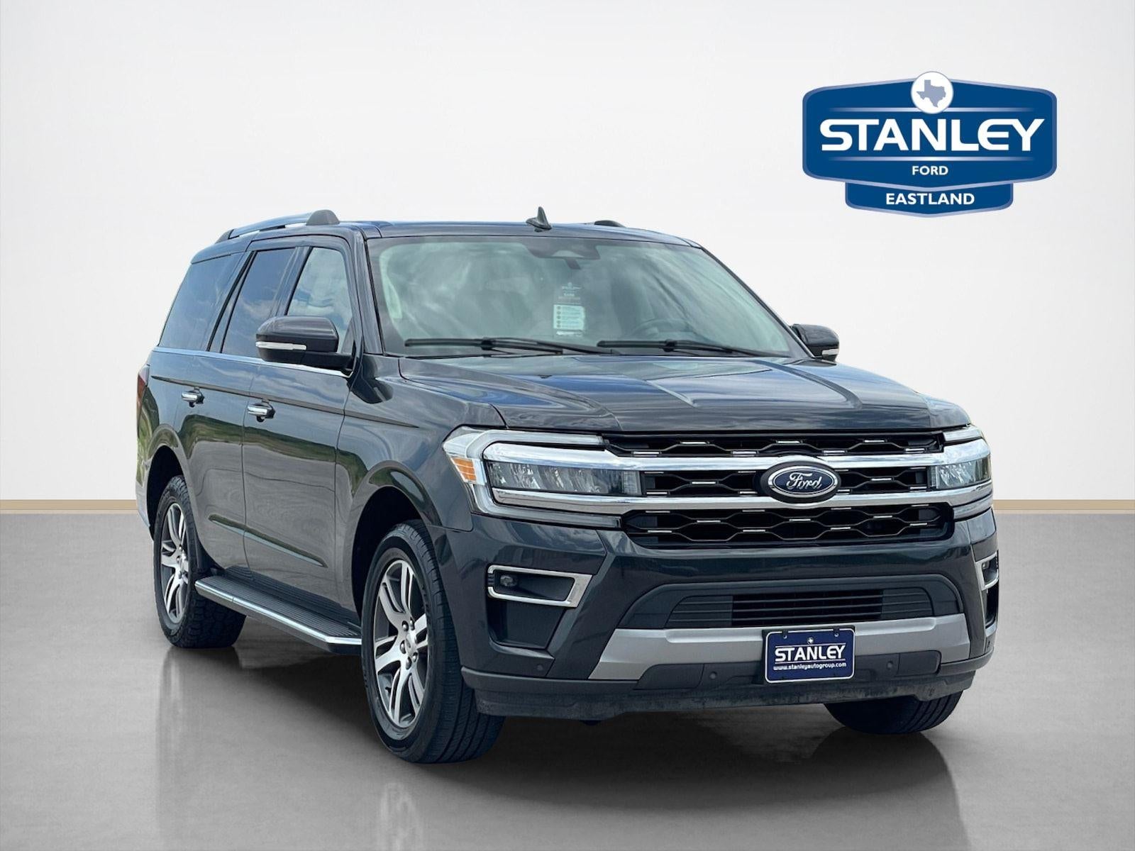 2023 Ford Expedition Limited in Dark Matter Metallic — front three-quarter view