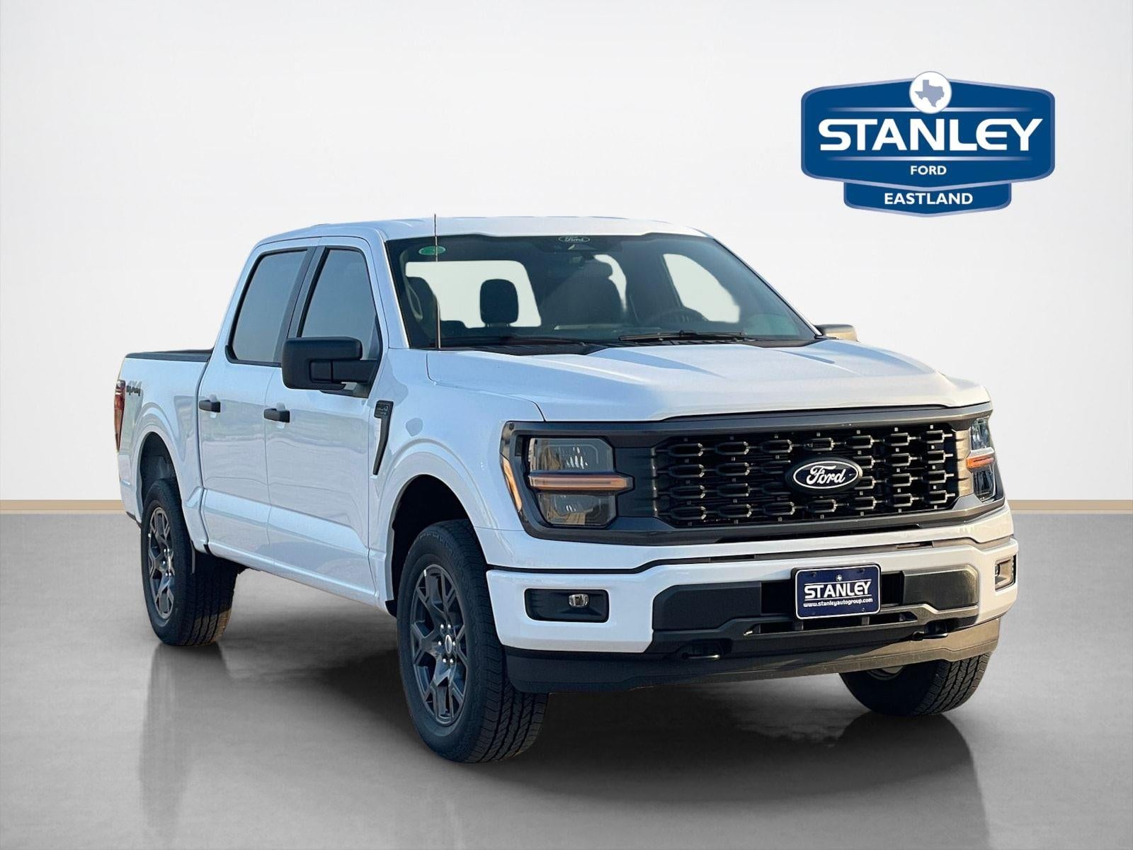 2026 Ford F-150 STX in Oxford White — front three-quarter view