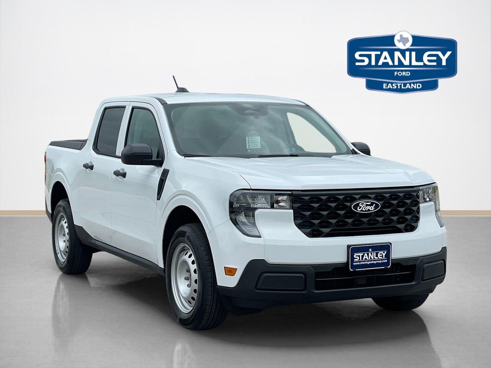 2026 Ford Maverick XL in Oxford White — front three-quarter view